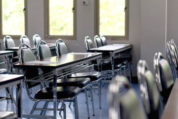 Thai lecture chairs and tables