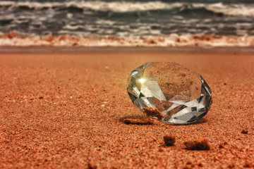Crystal at the beach