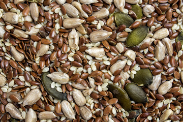Seeds mixture background