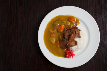 japanese food curry rice