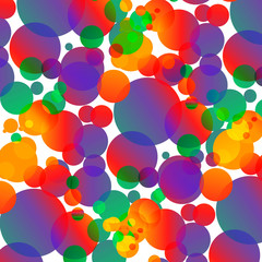 Background with colored circles