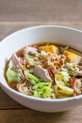 boiled duck noodle