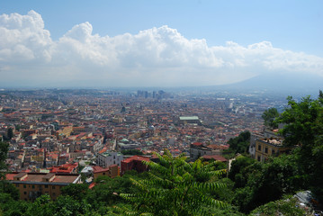 Veduta di Napoli e sul Vesuvio, Napoli

