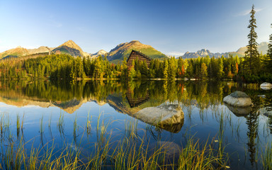 Mountain lake in the Tatra Mountains
