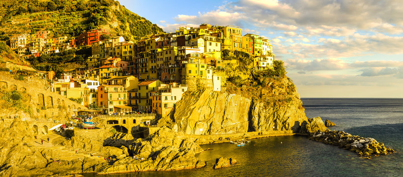 Miasteczko Manarola w Ligurii