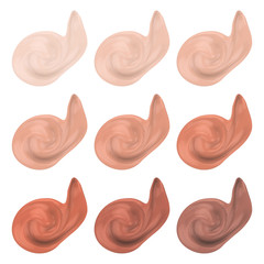 shades of foundation