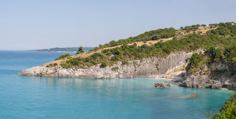 landscape of zante island