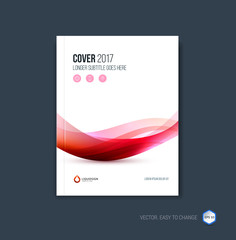 Abstract cover design, business brochure template layout, report