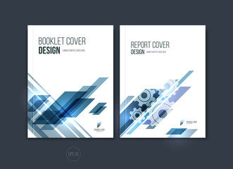 Abstract cover design, business brochure template layout, report