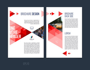 Brochure template layout, cover design annual report, magazine,