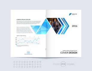 Brochure template layout, cover design annual report, magazine,