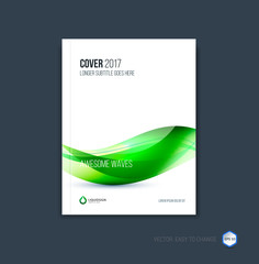 Fototapeta premium Abstract cover design, business brochure template layout, report