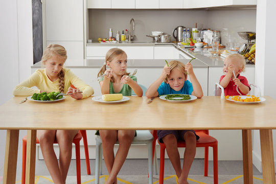 Children Refusing To Eat Vegetables