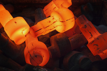 Red hot crank shafts for fluid pump