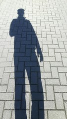 Mann lässig Schatten
