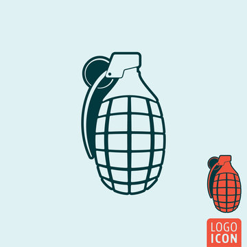 Granade Icon Isolated