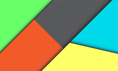 Unusual modern material design background. Widescreen.