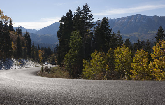 Nebo Loop Road, scenic byway stretching from Payson to Nephi, Utah, USA