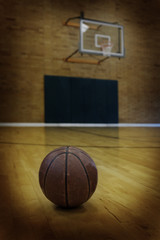 Basketball and Basketball Court