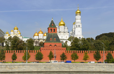 Fototapeta na wymiar Moscow Kremlin. Sunny summer day