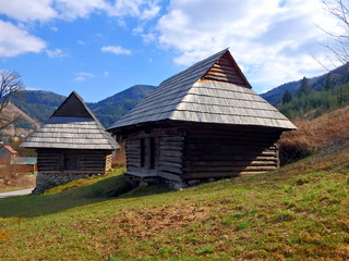 old wooden houses