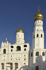 Fototapeta na wymiar Ivan the Great Bell Tower, Moscow Kremlin complex, Russia
