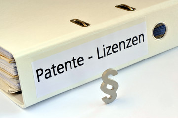 Patente, Lizenzen, Patent, Patentrecht, PatG, Erfindung, Paragraph, Gesetz, Schutzrecht, Lizenz,...
