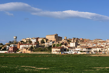 Gereral view of the  village of Bellcaire d'Emporda, Girona province, Catalonia, Spain