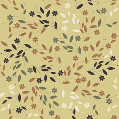 Elegant floral seamless pattern