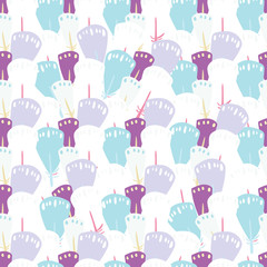 Quill seamless pattern for paper and fabric design