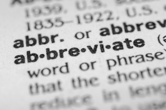 Abbreviate