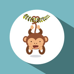 cute monkey  design 