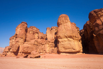 Fototapeta premium Solomons Pillars in Timna Park