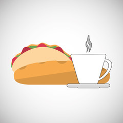 tacos icon design, vector illustration