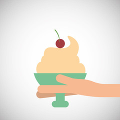 Ice cream design, vector illustration