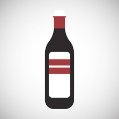 wine icon design, vector illustration