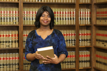 Professional Young Attractive African American Woman Lawyer