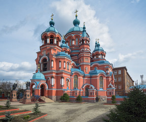 Obraz premium Cathedral of Our Lady of Kazan in Irkutsk