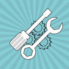 tools  icon design, vector illustration