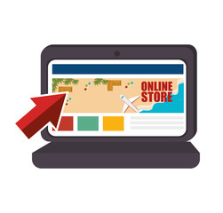 shopping online design 