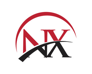 NX red letter logo swoosh