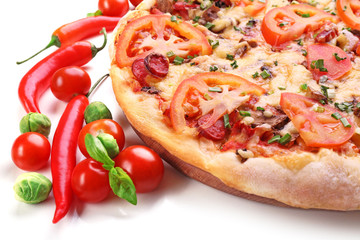 Delicious fresh pizza
