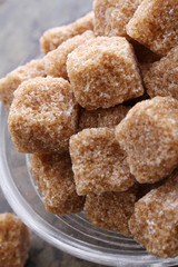 unrefine brown sugar lumps