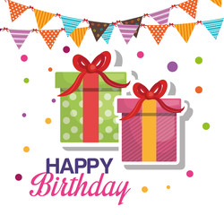 happy birthday design 