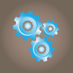 connectivity gears icons