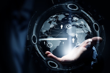 Whole world in hands 