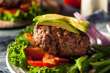 Fresh Grilled Paleo Hamburger © Brent Hofacker