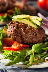 Fresh Grilled Paleo Hamburger