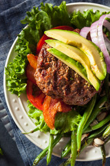 Fresh Grilled Paleo Hamburger