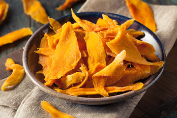 Raw Organic Dried Mangos © Brent Hofacker
